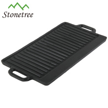 Vegetable Oil Cast Iron BBQ Griddle/BBQ Grill/Cookware/Frying Pan